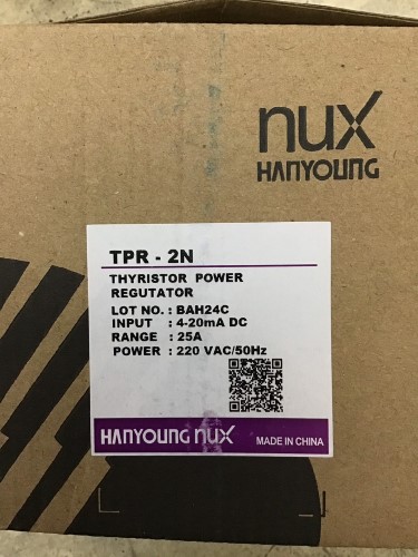 NUX HANYOUNG TPR-2N 220V 25AMR ราคา 3,500 บาท