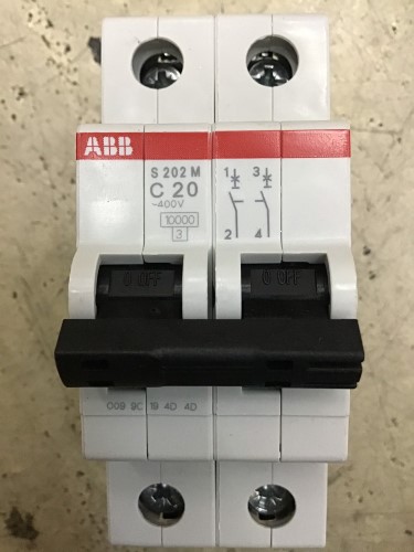 ABB S202M-C-20 20A ราคา 1,006 บาท