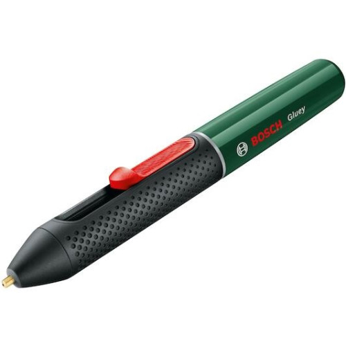 Bosch : Gluey Evergreen 06032A2100 ปืนกาวปากกา รุ่น Gluey สีเขียว ใช้ถ่านแบบ AA น.น. 65g ระยะทำความร