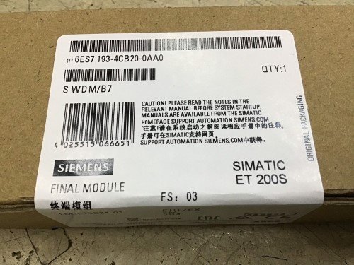 Morsettiera Siemens 6ES7193-4CB20-0AA0 – Usata Ma In Buono Stato