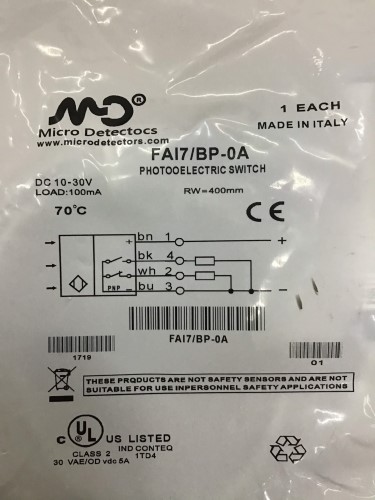 MICRO DETECTOR FAI7/BP-0A ราคา 1,150 บาท