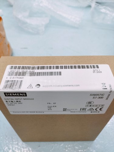 SIEMENS DIGITAL INPUT MODULE DI 32*DC 24V MODEL: 6ES7321-1BL00-0AA0 ...