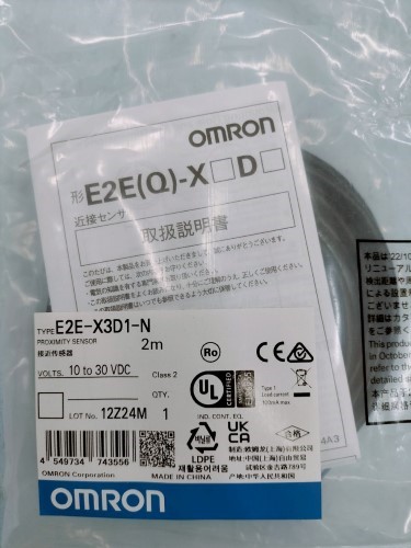OMRON PROXIMITY SENSOR MODEL: E2E-X3D1-N 10-30VDC ราคา 1,506.00 บาท