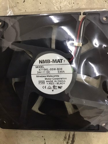 Ventilateur DC 24V 120x120x38mm NMB-MAT 4715KL-05W-B39 | Refroidissement PC, Serveur, Boîtier électronique