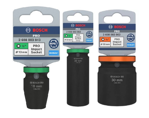 Bosch PRO : 2608003046 ลูกบล็อก PRO Impact Socket 1/2