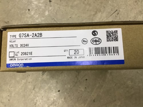 Rel&egrave; Di Sicurezza Omron G7SA-2A2B DC24V &ndash; Confezione Da 20 Pezzi, Nuovo