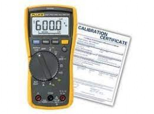 Fluke 117-NIST Multimeter with non contact voltage for electricians, includes Traceable Certificate