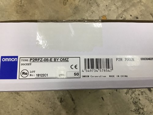 Lot De 10 Relais De Prise (relais Socket) Omron P2RFZ-08-E Neufs - Pour Montage Sur Rail DIN