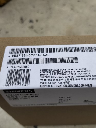 SIEMENS 6ES7334-0CE01-0AA0 ราคา 14,400 บาท