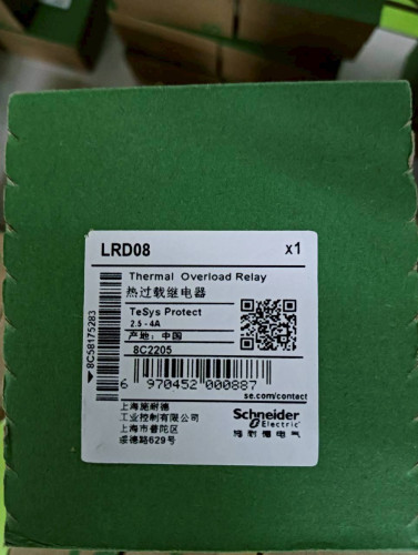 SCHNEIDER MODEL: LRD08 2.5-4A ราคา 450.00 บาท