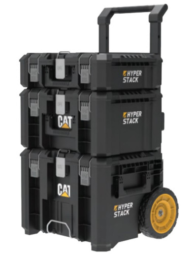 CAT MODEL : DA41005ระบบกล่องเก็บเครื่องมือแบบซ้อน | กันน้ำกันฝุ่น IP65 | ล้อ 9 นิ้ว | รับน้ำหนักรวม 