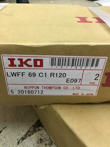 IKO LINEAR GUIDE RAIL BLOCK LWFF69 C1 R120 ราคา 4,770 บาท