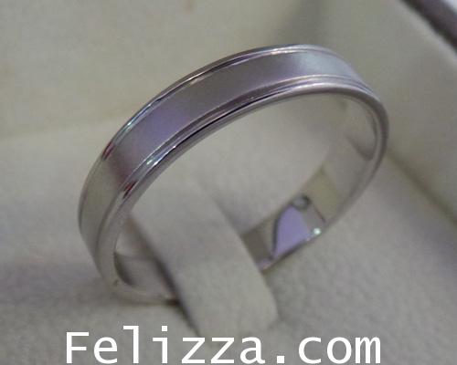 แหวนทองคำขาว RI00408-157 (ELTO) 1