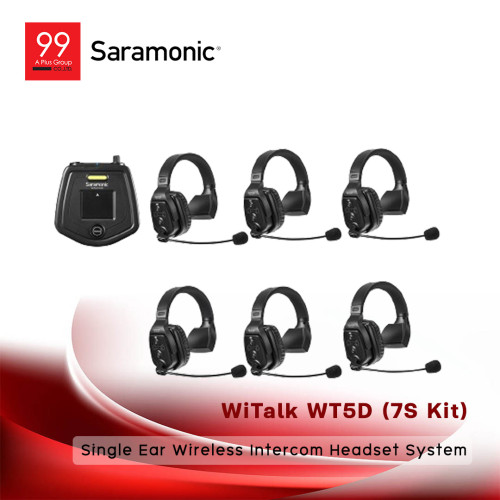 Saramonic WiTalk WT5D (7S Kit) Single Ear Wireless Intercom Headset System