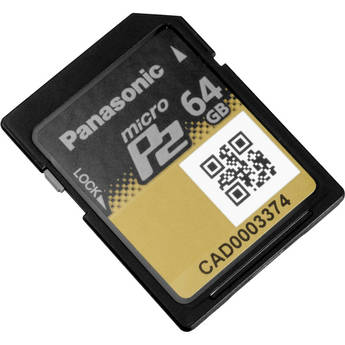 Panasonic AJ-P2M064AG Micro P2 Card 64 GB