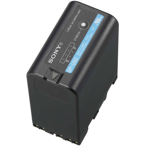Sony BP-U60 Lithium-Ion Battery - for PMW-EX1 Camcorder, INFO Function, 56 Wh