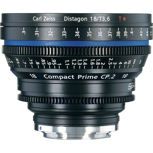 เลนส์ Zeiss ขนาด 18mm/T3.6 CP.2 Compact Prime Cine Lens with EF Mount