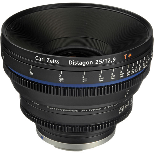 เลนส์ Zeiss Compact Prime ขนาด CP.2 25mm/T2.9 Cine Lens (EF Mount)