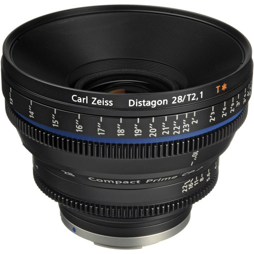 เลนส์ Zeiss Compact Prime ขนาด CP.2 28mm/T2.1 Cine Lens (EF Mount)