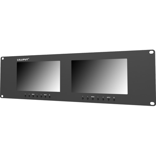 จอมอนิเตอร์ Lilliput RM-7024-VD Dual 7 นิ้ว Rackmount Monitors