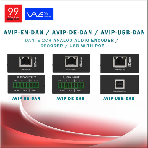 Vave-AVIP-EN-DAN / AVIP-DE-DAN / AVIP-USB-DAN