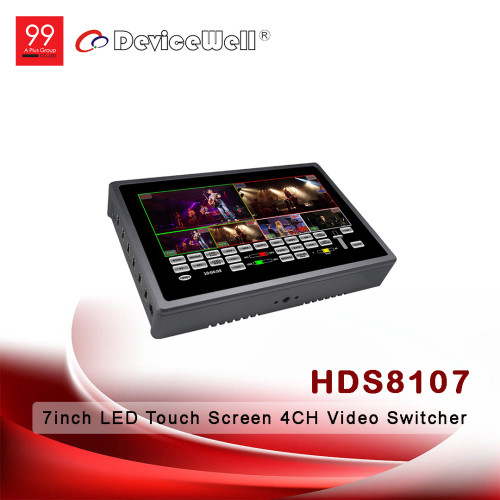 DeviceWell HDS8107 7inch Touch Screen Video Switcher