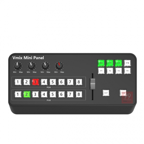 Vmix Mini Panel (Tally Output Version)