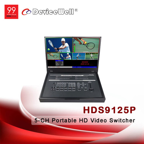 DeviceWell HDS9125P 5CH Portable Video Switcher
