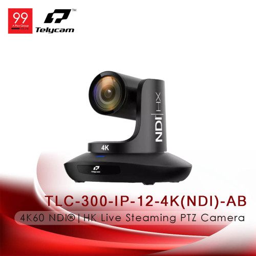 Telycam TLC-300-IP-12-4K(NDI)-AB Live Steaming PTZ Camera