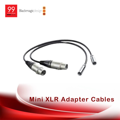 Blackmagic Mini XLR Adapter Cables