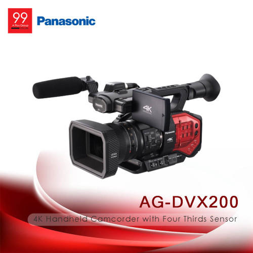 Panasonic AG-DVX200 4K Handheld Camcorder with Four Thirds Sensor