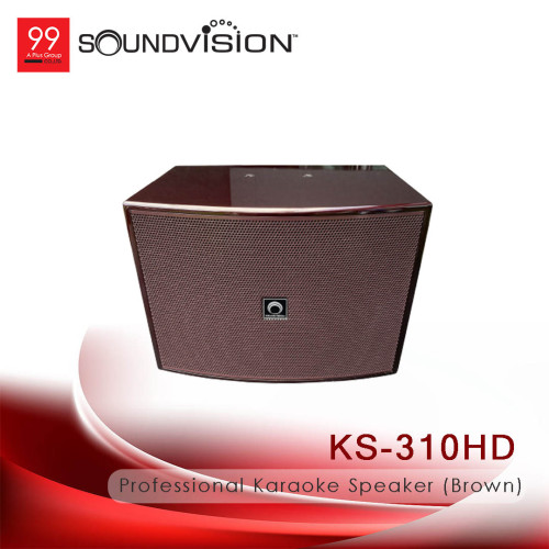SoundVision KS-310HD Professional Karaoke Speaker (Brown)