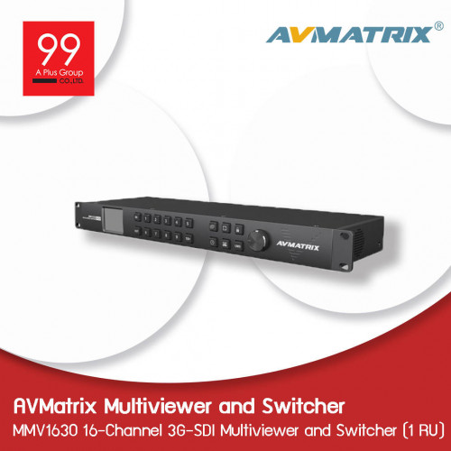 AVMatrix MMV1630 16-Channel 3G-SDI Multiviewer and Switcher (1 RU)