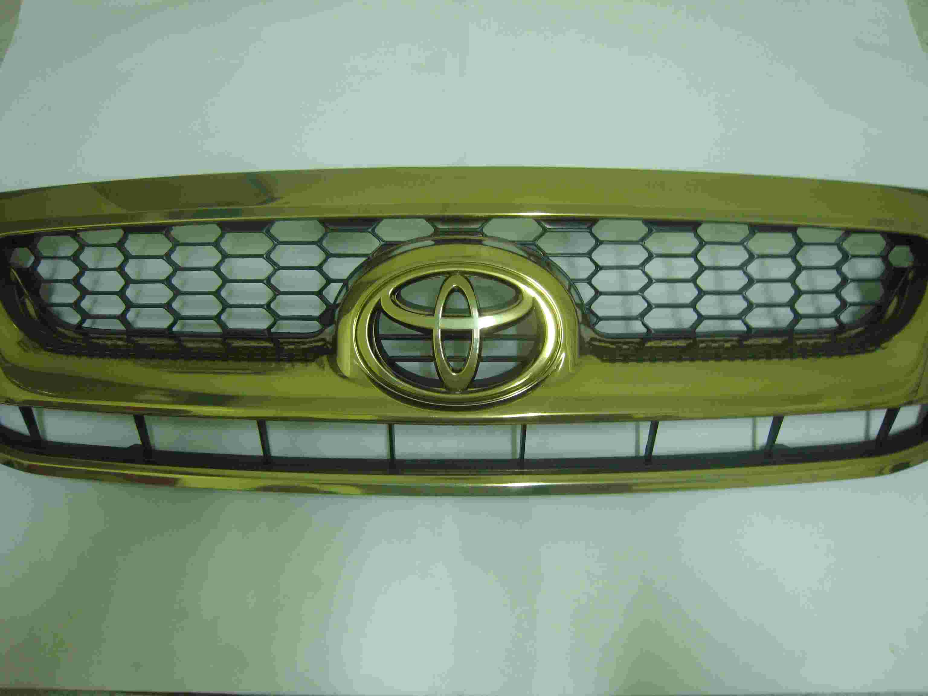 กระจังหน้า วีโก้ สมาร์ท 08 พ่นสีทอง grille vigo smart 08 golden painted