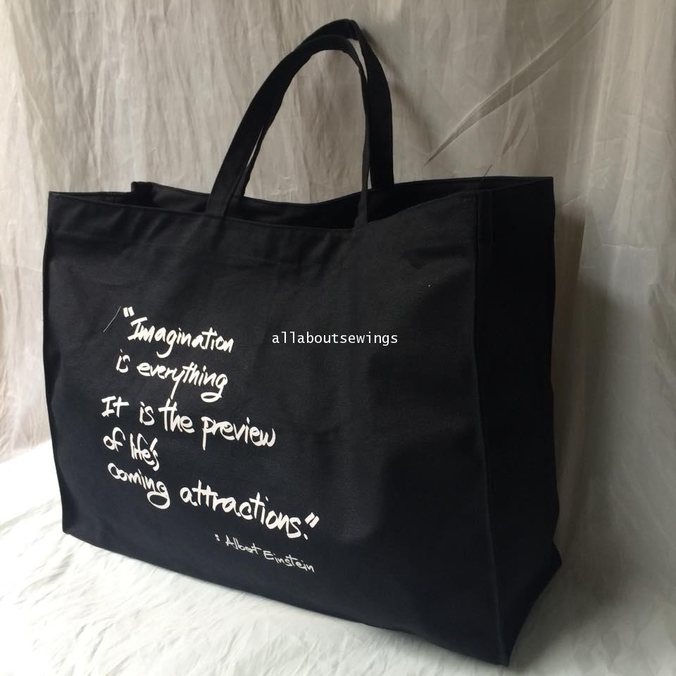 กระเป๋าสะพายใบใหญ่ ผ้าแคนวาส (SAMSUNG) 1