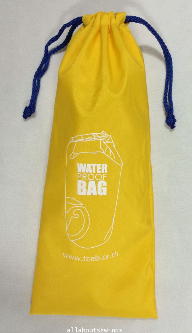 ถุงหูรูดผ้าร่มไนล่อน 420 (Waterproof bag TCEP)