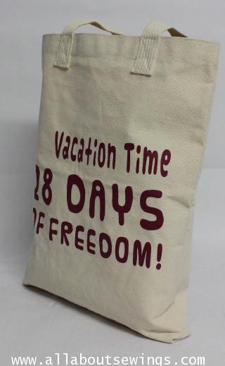 กระเป๋าผ้าแคนวาส - 28 Days of freedom 2