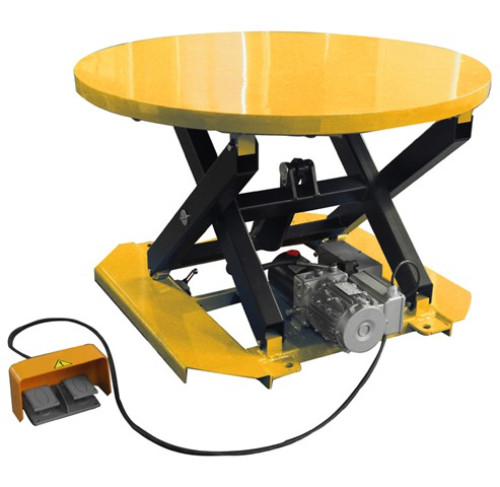 Stationary Electric Rotating Lift Table