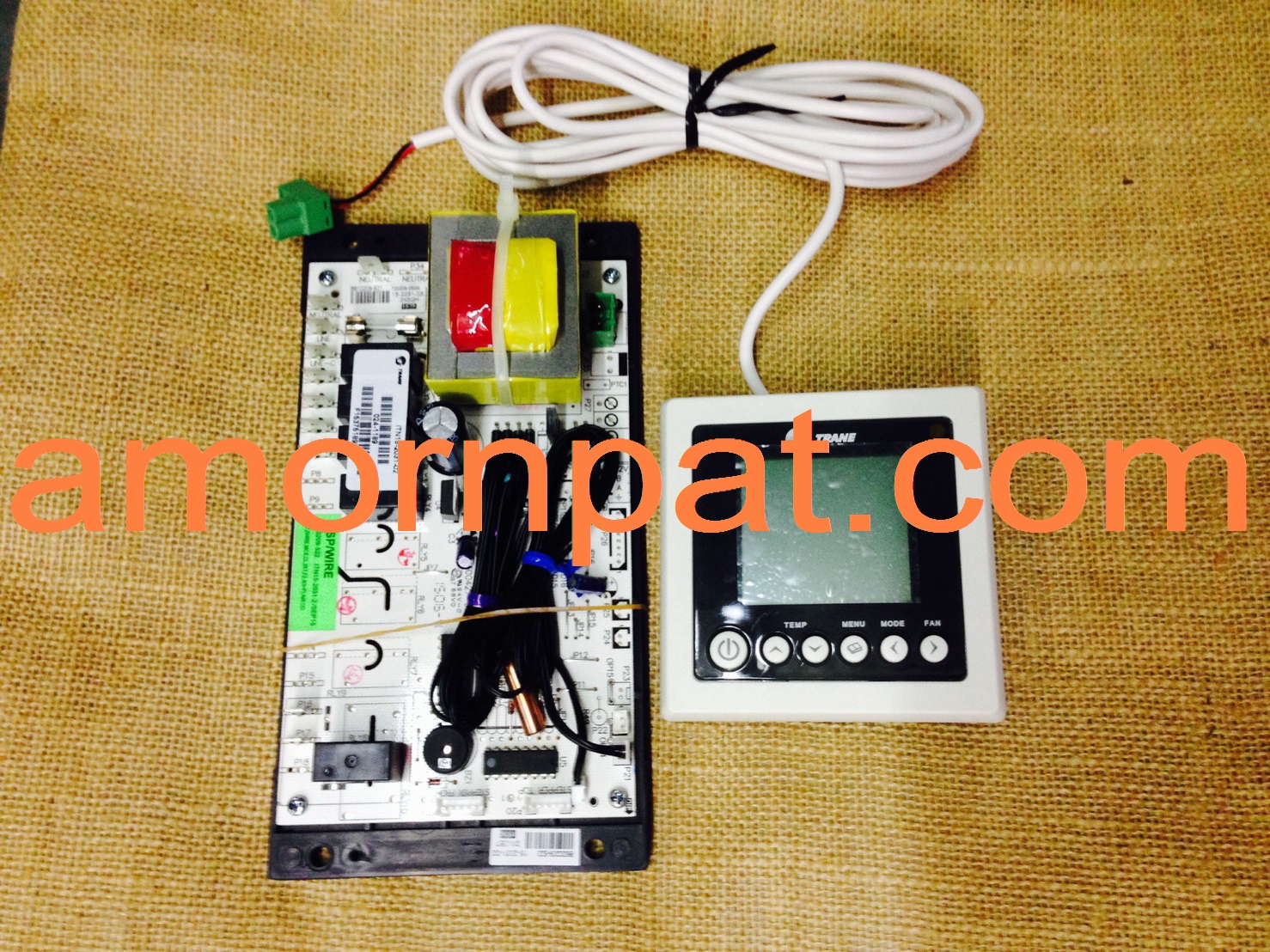 Control Set / Thermostat แผงรับสัญญาณ อะไหล่ สำหรับ เครื่องปรับอากาศ แอร์ เทรน  Trane