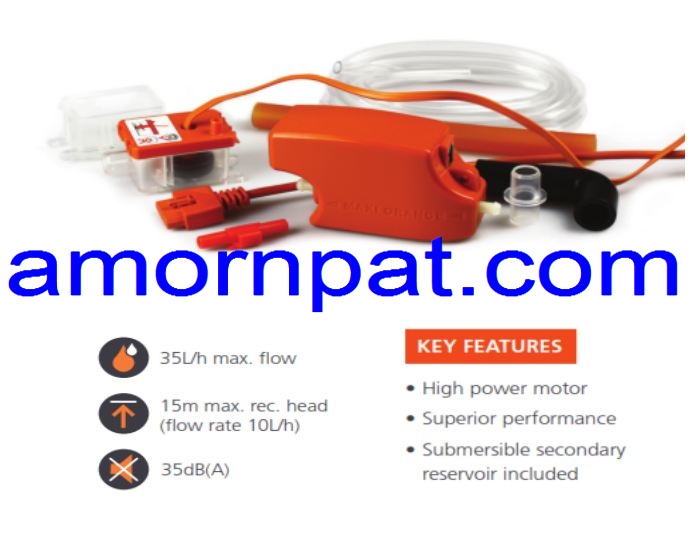 เดรนปั๊ม Drain pump ปั๊มระบายน้ำทิ้ง สำหรับ เครื่องปรับอากาศ แอร์ เทรน Trane