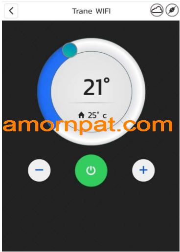 Trane Wifi Thermostat  ควบคุมเครื่องปรับอากาศ ผ่าน App ‘Trane Wifi’