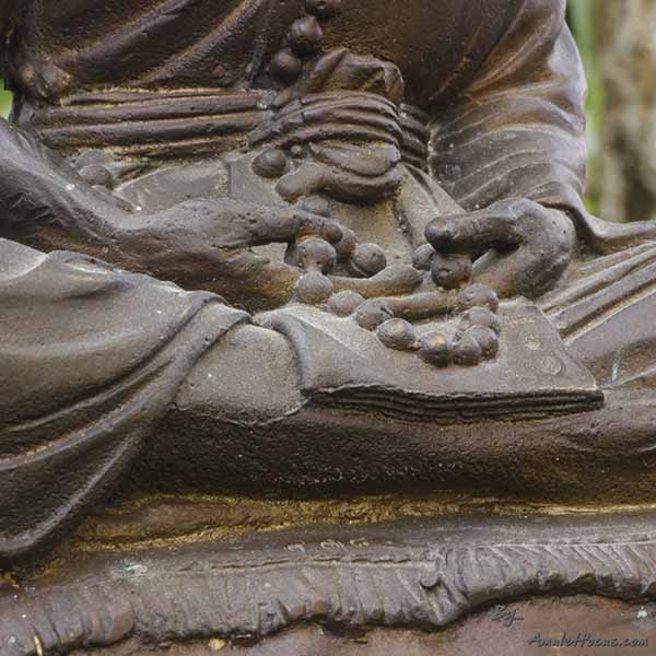 พระบูชา หลวงปู่หมุน วัดบ้านจาน ขนาด ๕ นิ้ว  รุ่น เสาร์ ๕ บุชาครู ออกปี ๔๓ หมายเลข ๒๗๘ พร้อมบัตร 7