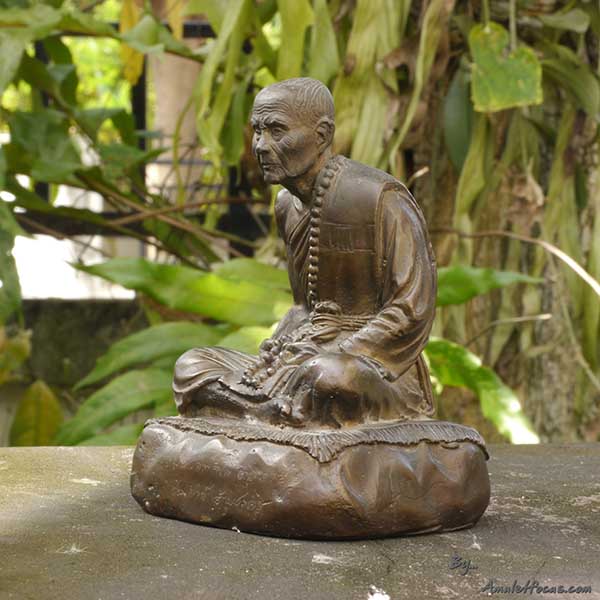 พระบูชา หลวงปู่หมุน วัดบ้านจาน ขนาด 3 นิ้ว  รุ่น เสาร์ ๕ บุชาครู ออกปี ๔๓  พร้อมบัตรรับรองพระแท้ 1