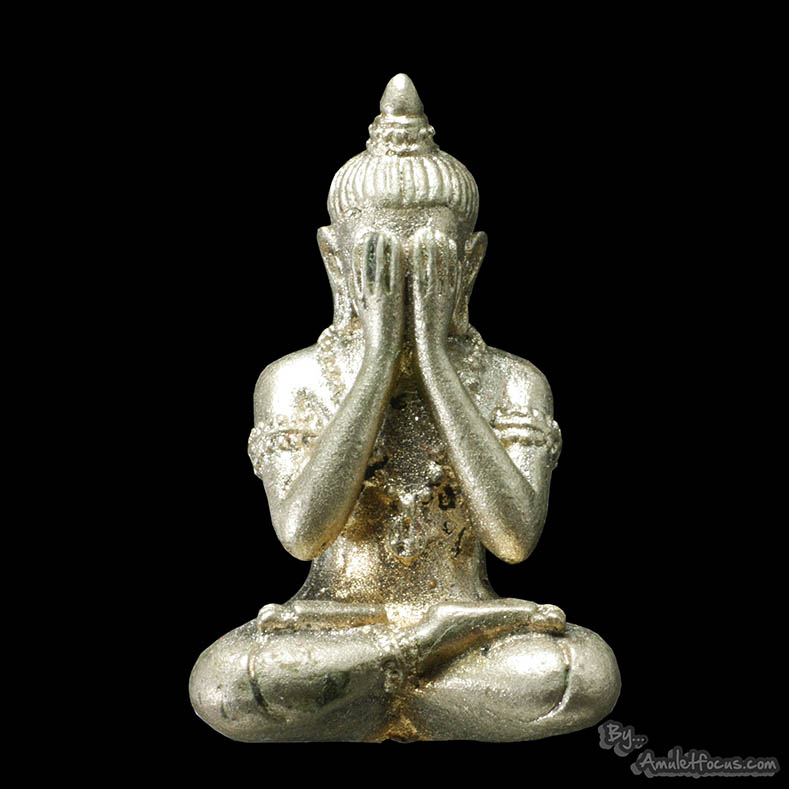 ปิดตาพระชัยวรมัน ลพ.เมียน ออกวัดจะเนียงวนาราม ปี 54 เนื้ออัลปาก้า หมายเลข 190