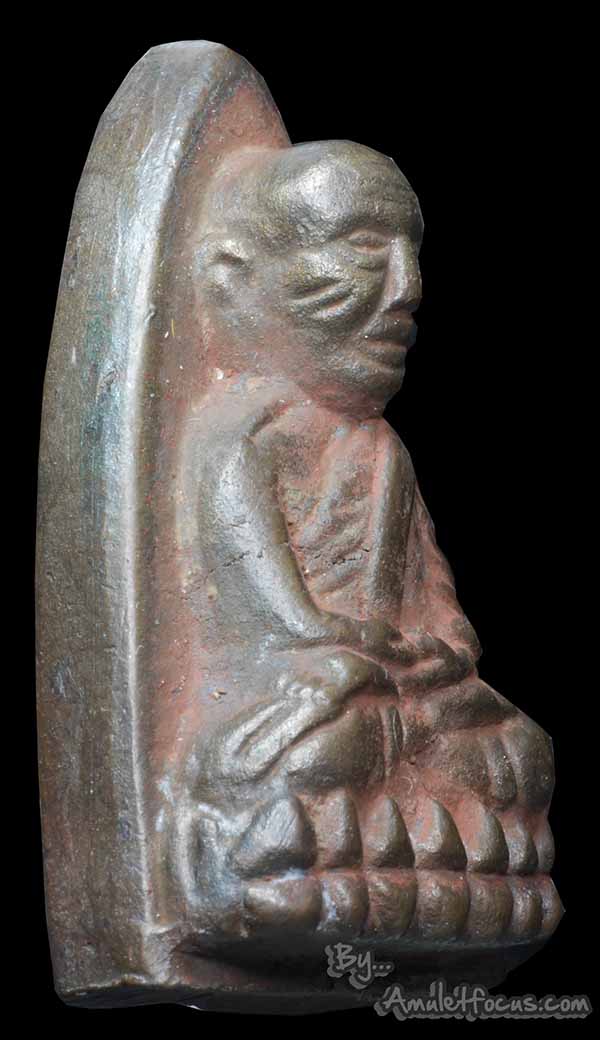 เหรียญหล่อโบราณ เตารีดพิมพ์ใหญ่ A เนื้อนวะ รุ่น “เสาร์ ๕ มหามงคล ๑๐๐ ปี พระอาจารย์ทิม” หมายเลข 495 2