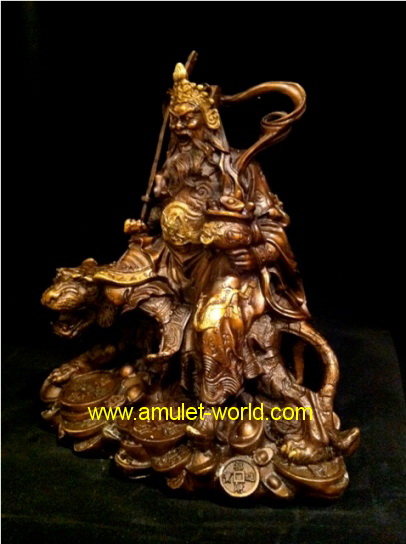 เทพเจ้าไฉ่เซ่งเอี๊ย  รมน้ำตาลแดง ขนาด 8x9 นิ้ว 1