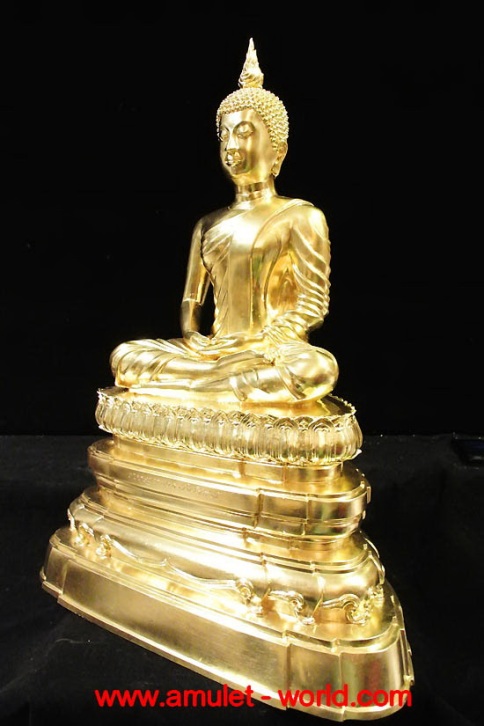 พระอังคีรส วัดราชบพิตร ปี2552 ปิดทอง หน้าตัก 9 นิ้ว 2