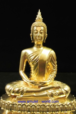 พระอังคีรส วัดราชบพิตร ปี2552 ปิดทอง หน้าตัก 5 นิ้ว 2