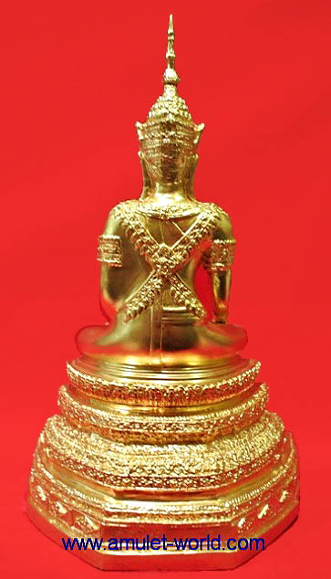 พระพุทธนิมิตรพิชิตมาร ตัก 5 นิ้ว  ปิดทองแท้ 2