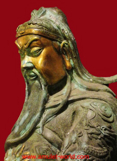 เทพเจ้ากวนอู สูง 32 นิ้ว เนื้อสัตตะโลหะ 2